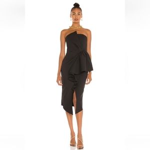 Elliatt Reception Dress Black midi NWT